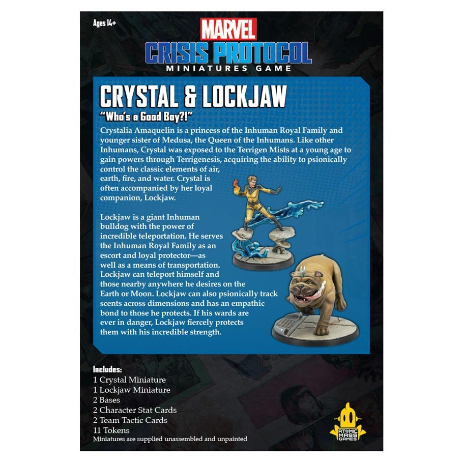 Marvel Crisis Protocol - Crystal & Lockjaw back