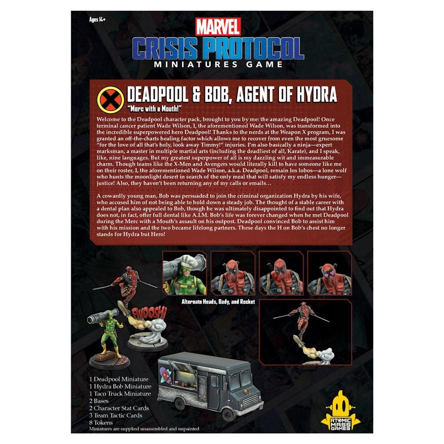 Marvel Crisis Protocol - Deadpool & Bob, Agent of Hydra back