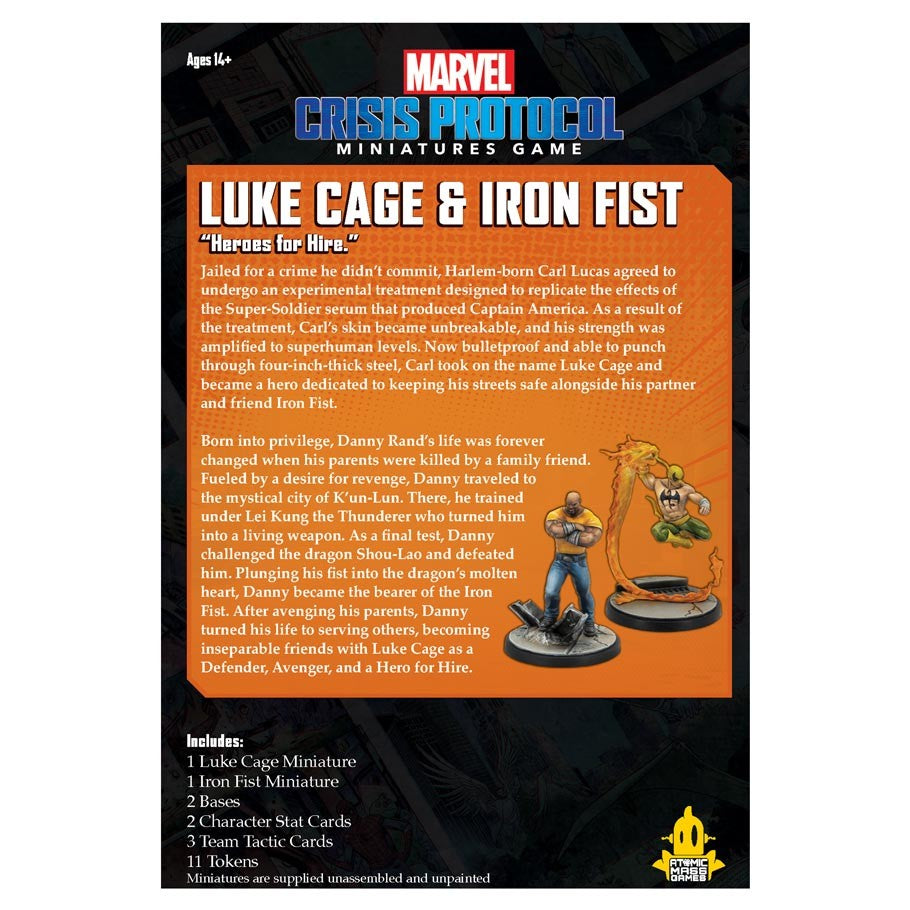 Marvel Crisis Protocol - Luke Cage & Iron Fist back
