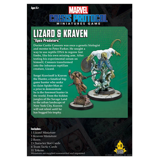 Marvel Crisis Protocol - Lizard & Kraven
