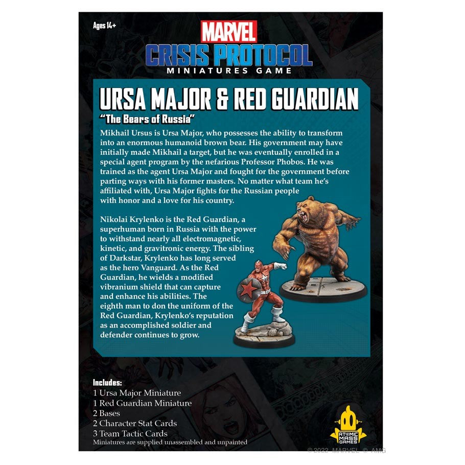 Marvel Crisis Protocol - Red Guardian & Ursa Major
