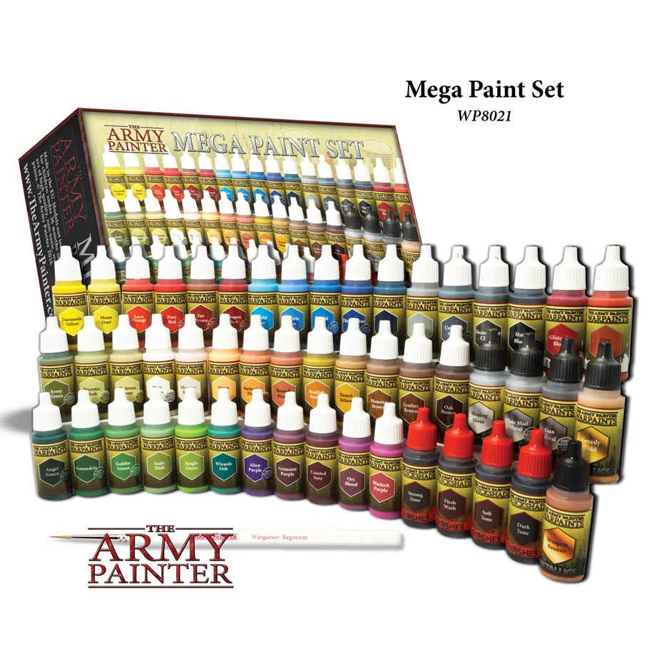 The Army Painter - Mega Paint Set content