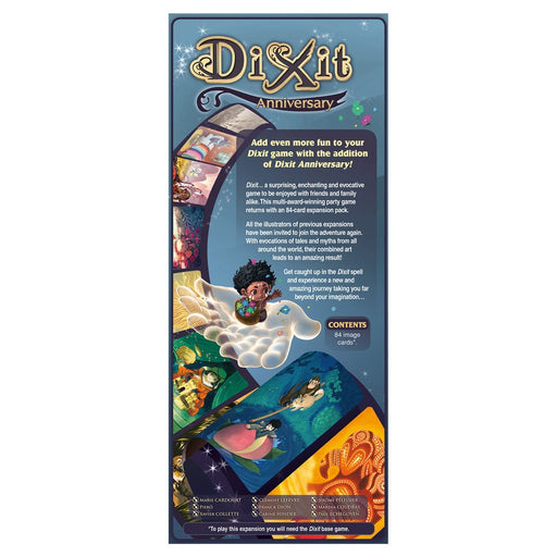 Dixit Anniversary Expansion back of the box