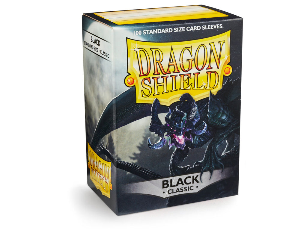 Dragon Shield: Classic Sleeves - Black (100ct)