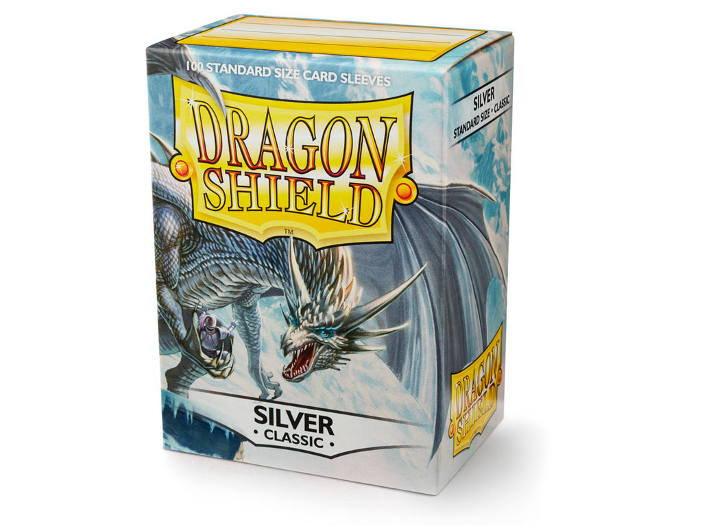 Dragon Shield: Classic Sleeves - Silver (100ct)