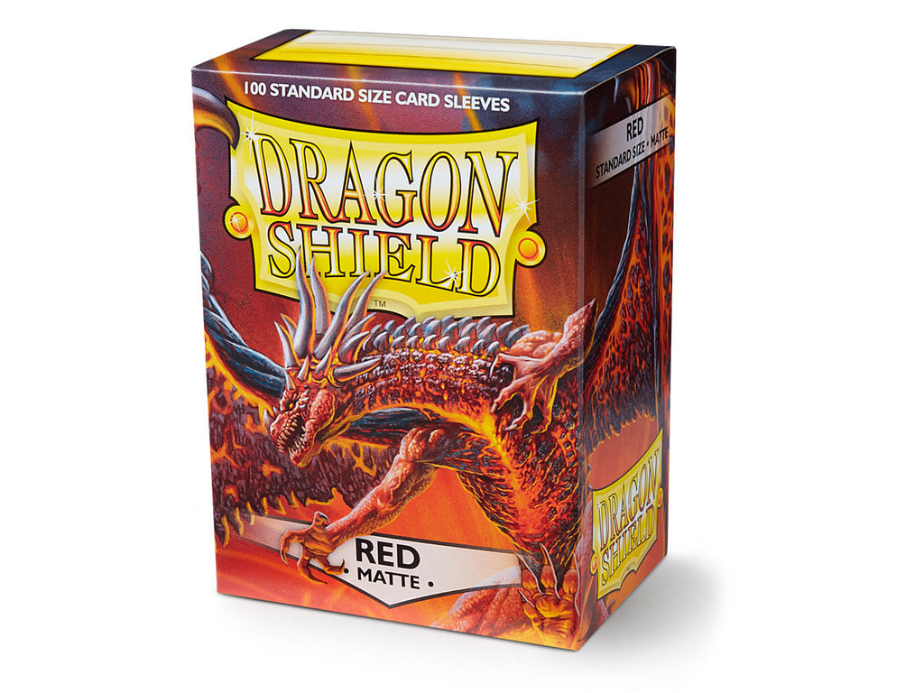 Dragon Shield: Matte Sleeves - Red (100ct)