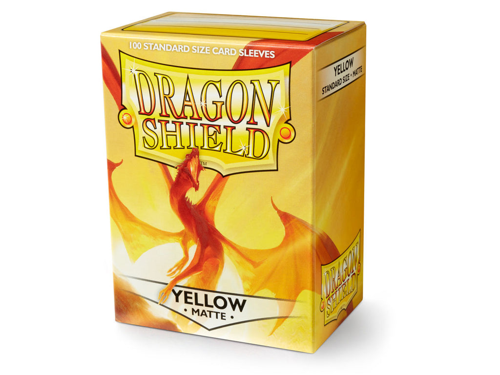 Dragon Shield: Matte Sleeves - Yellow (100ct)