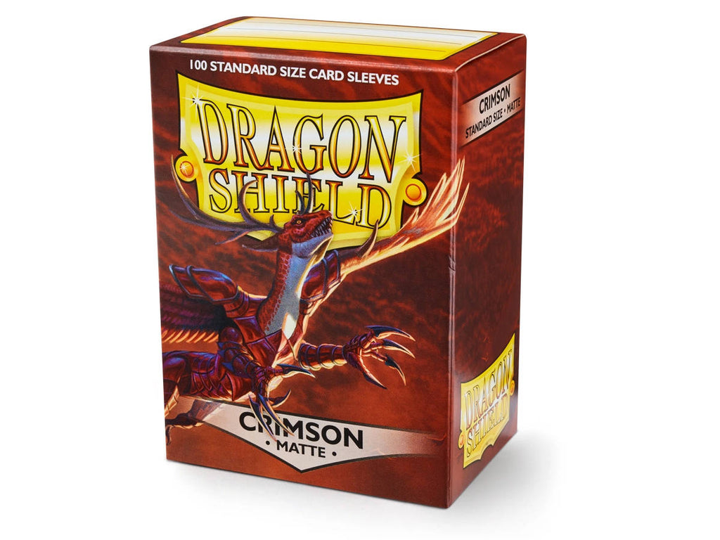 Dragon Shield: Matte Sleeves - Crimson (100ct)