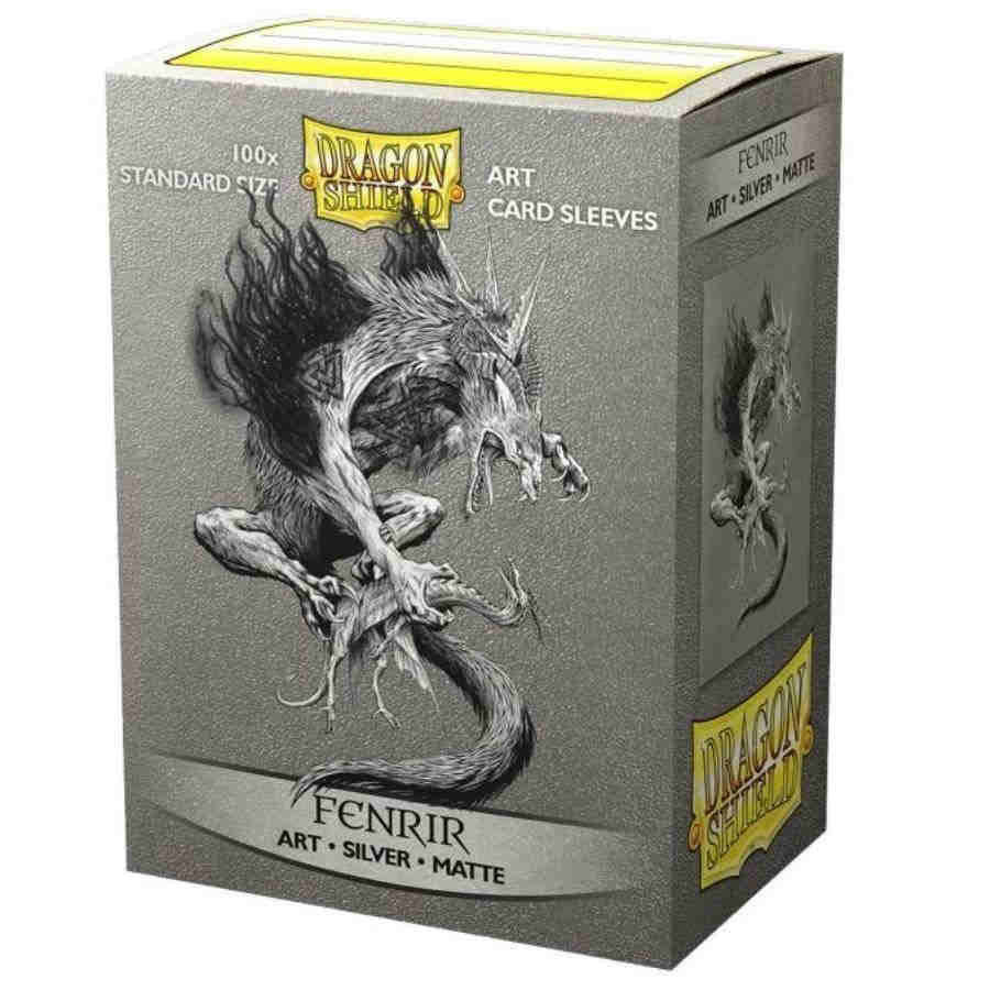 Over the Brick Dragon Shield: Limited Edition Art Sleeves Silver Matte - Fenrir(100ct Over the Brick Dragon Shield: Limited Edition Art Sleeves Silver Matte - Fenrir(100ct