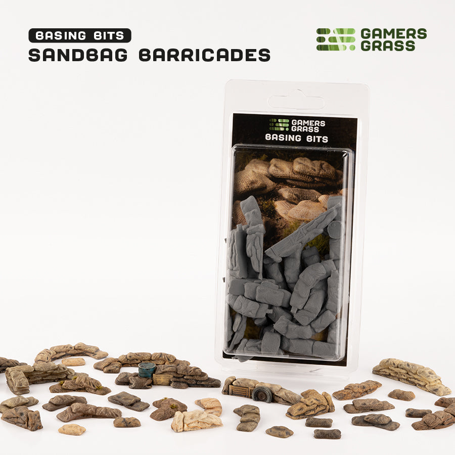 GamersGrass: Basing Bits - Sandbag Barricades