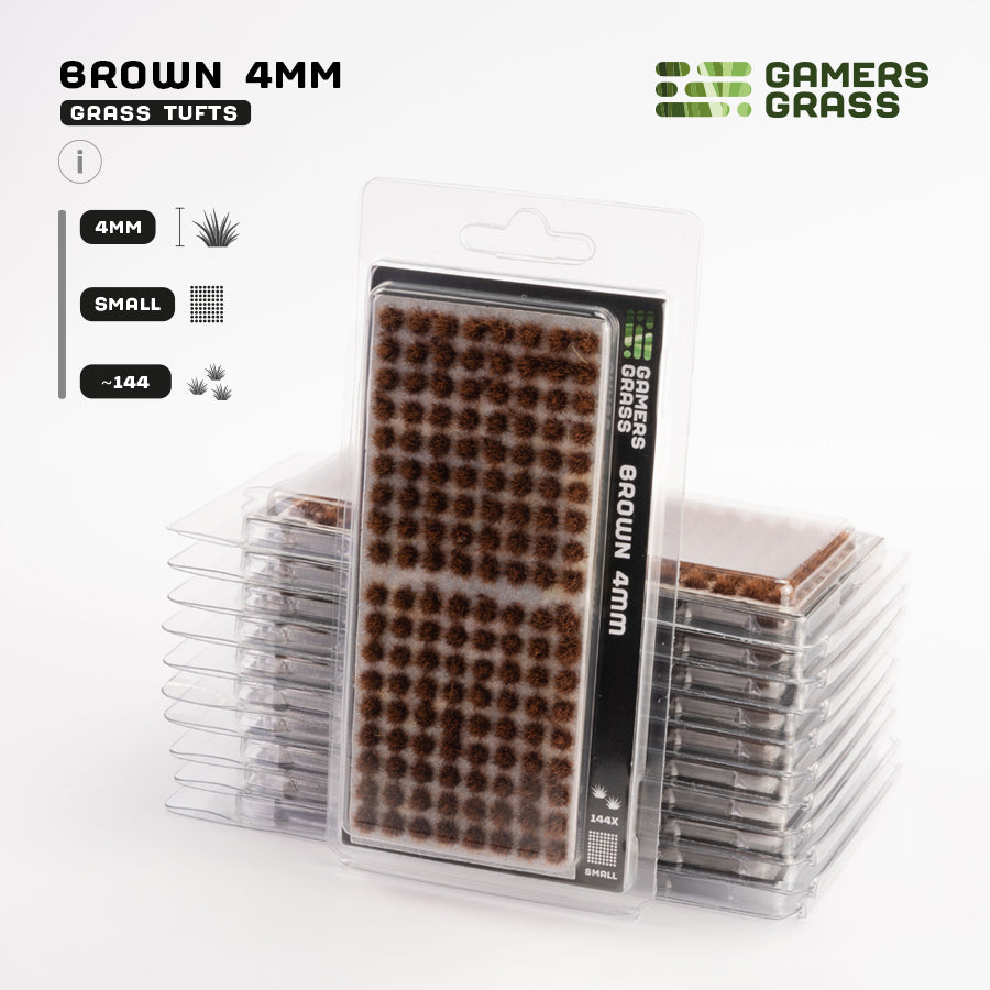 GamersGrass: Small- Brown (4mm)