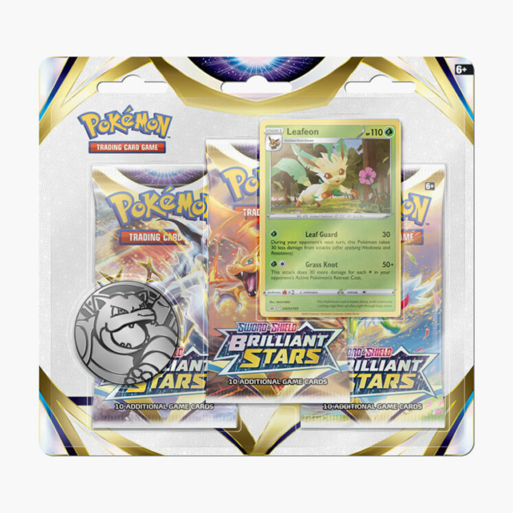 Over the Brick Pokmon Sword & Shield: Brilliant Stars - 3 Pack Blister Over the Brick Pokmon Sword & Shield: Brilliant Stars - 3 Pack Blister