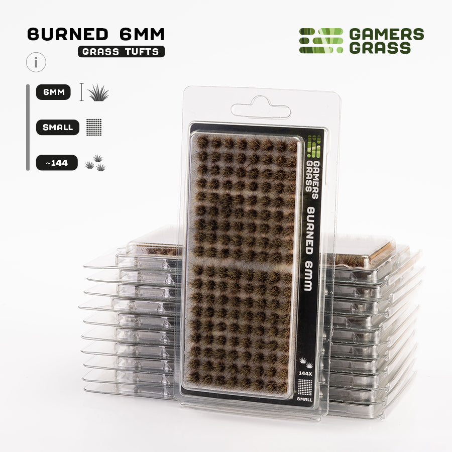 GamersGrass: Small - Burned (6mm)
