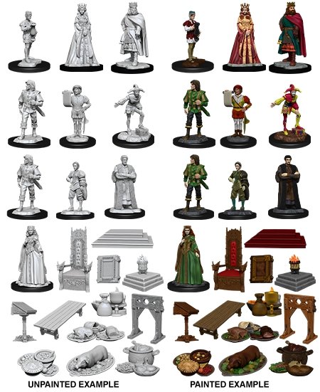 WizKids Deep Cuts Towns People Castle Painted Example