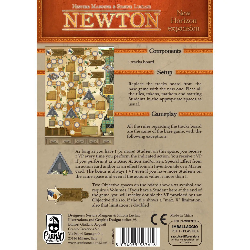 Newton - New Horizon back