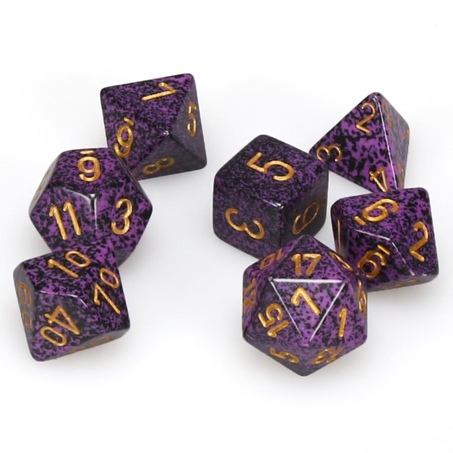 Chessex Speckled Polyhedral Hurricane™  Dice - Set of 7