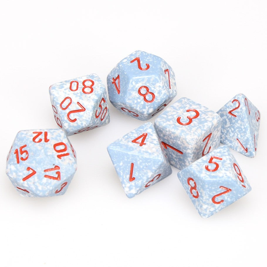 Chessex Speckled Polyhedral Air Dice - Set of 7
