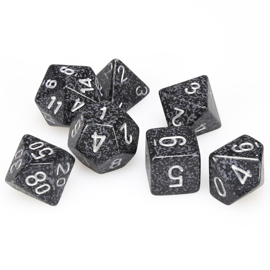 Chessex Speckled Polyhedral Ninja Dice - Set of 7