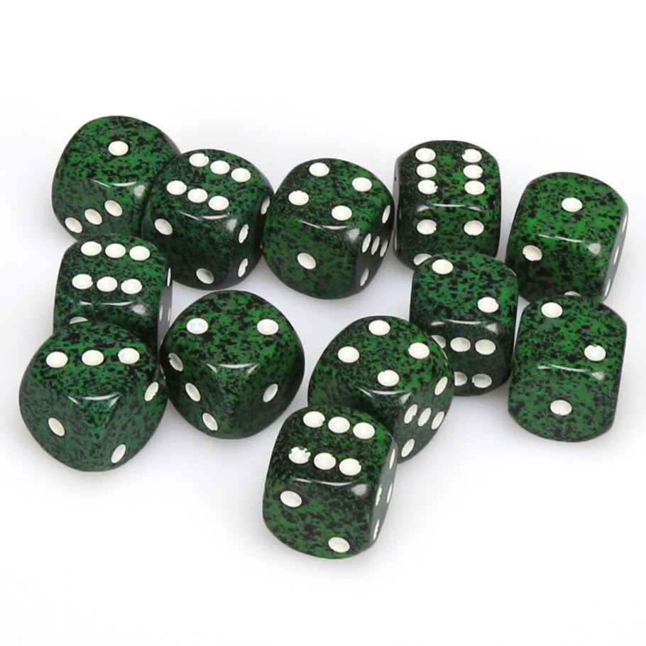 Chessex Speckled Recon 16 mm D6 Dice Block (12 dice)