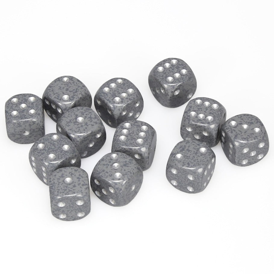 Chessex Speckled Hi-Tech 16 mm D6 Dice Block (12 dice)