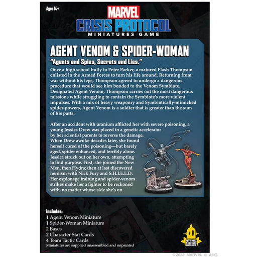Marvel Crisis Protocol - Agent Venom & Spider-Woman back
