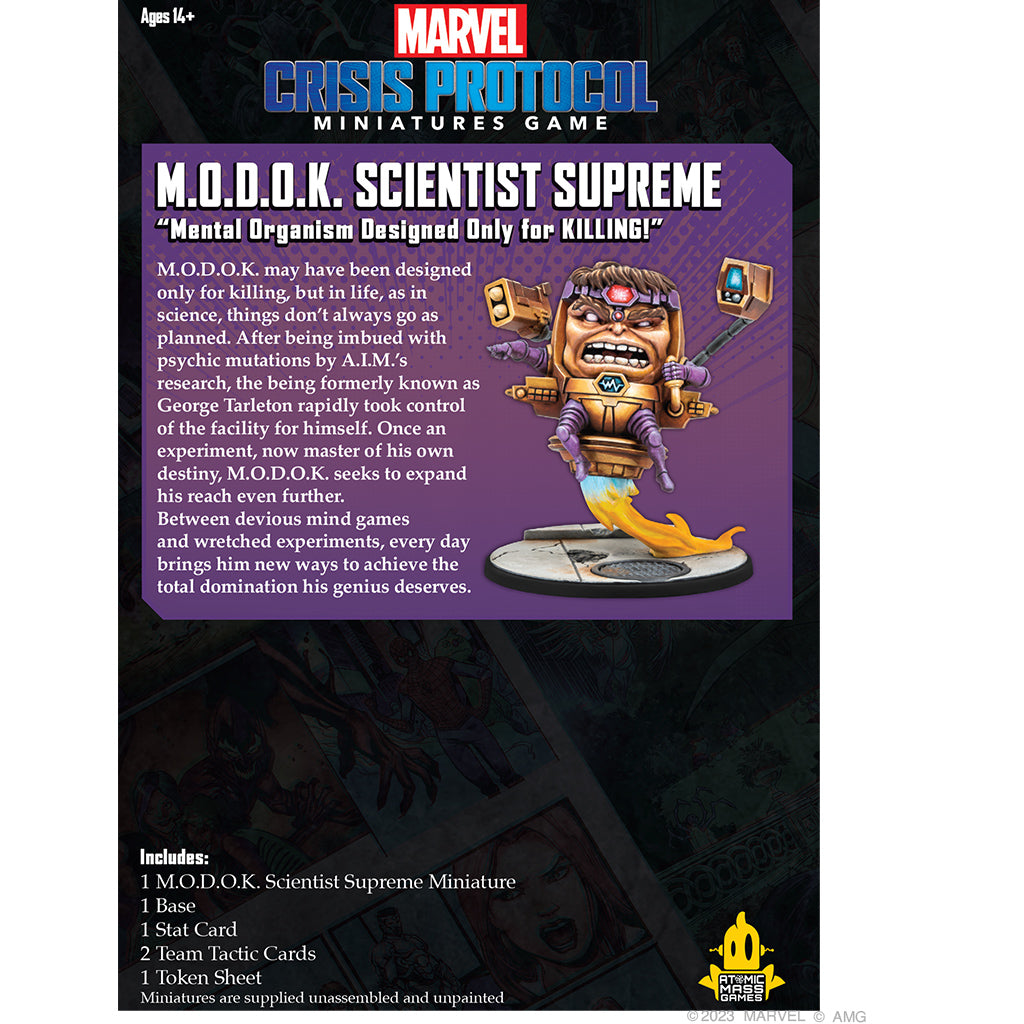 Marvel Crisis Protocol - M.O.D.O.K Scientist Supreme back