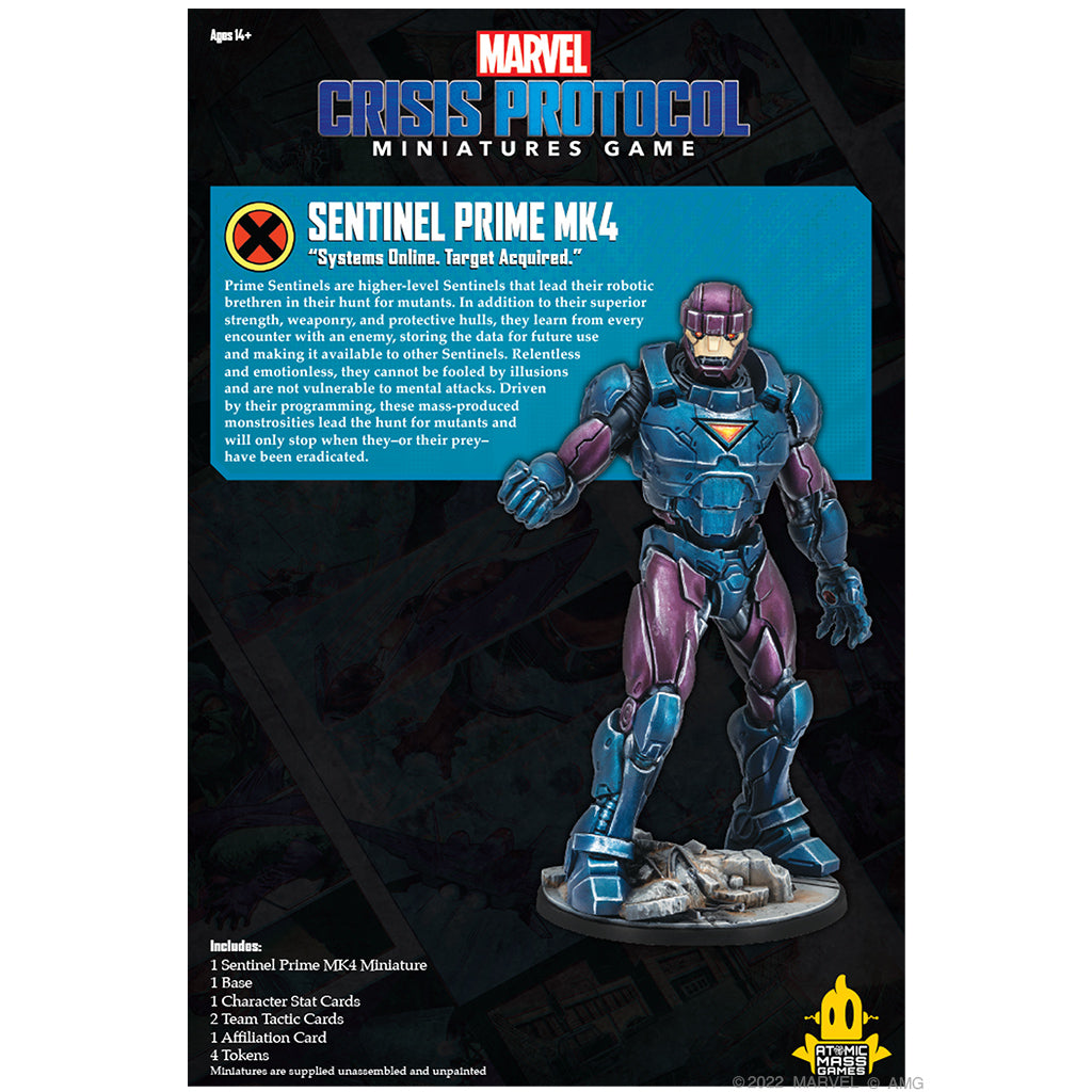 Marvel Crisis Protocol - Sentinel Prime MK4 back