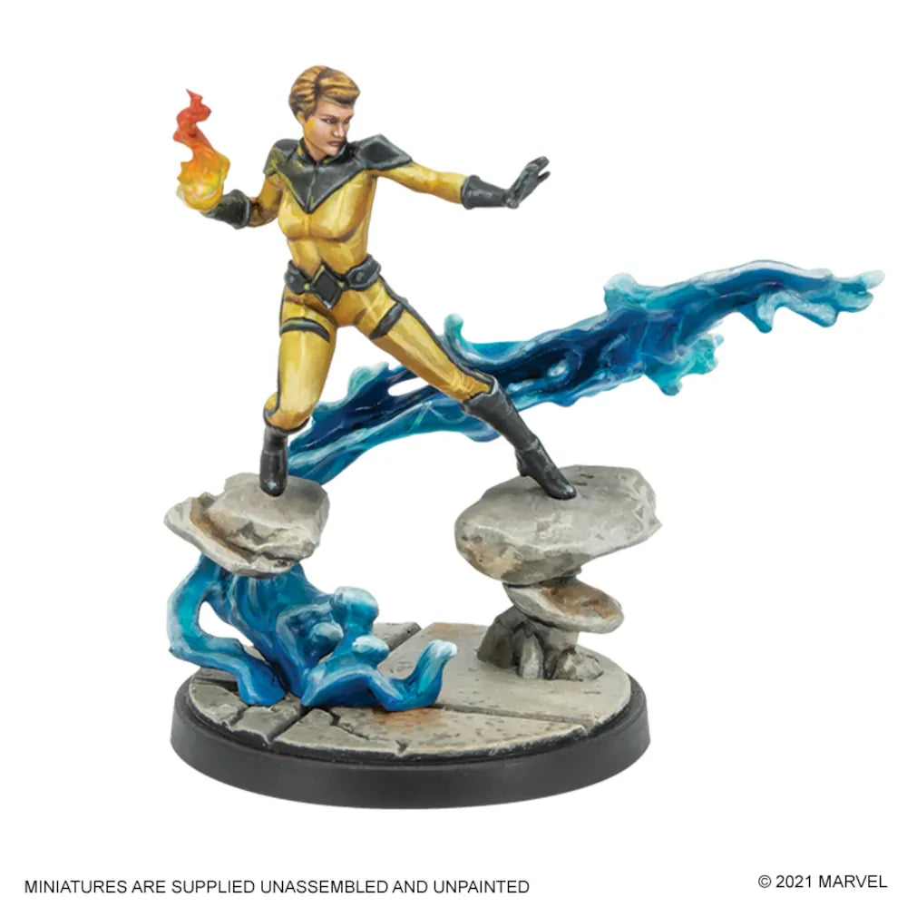 Marvel Crisis Protocol - Crystal & Lockjaw Crystal miniature