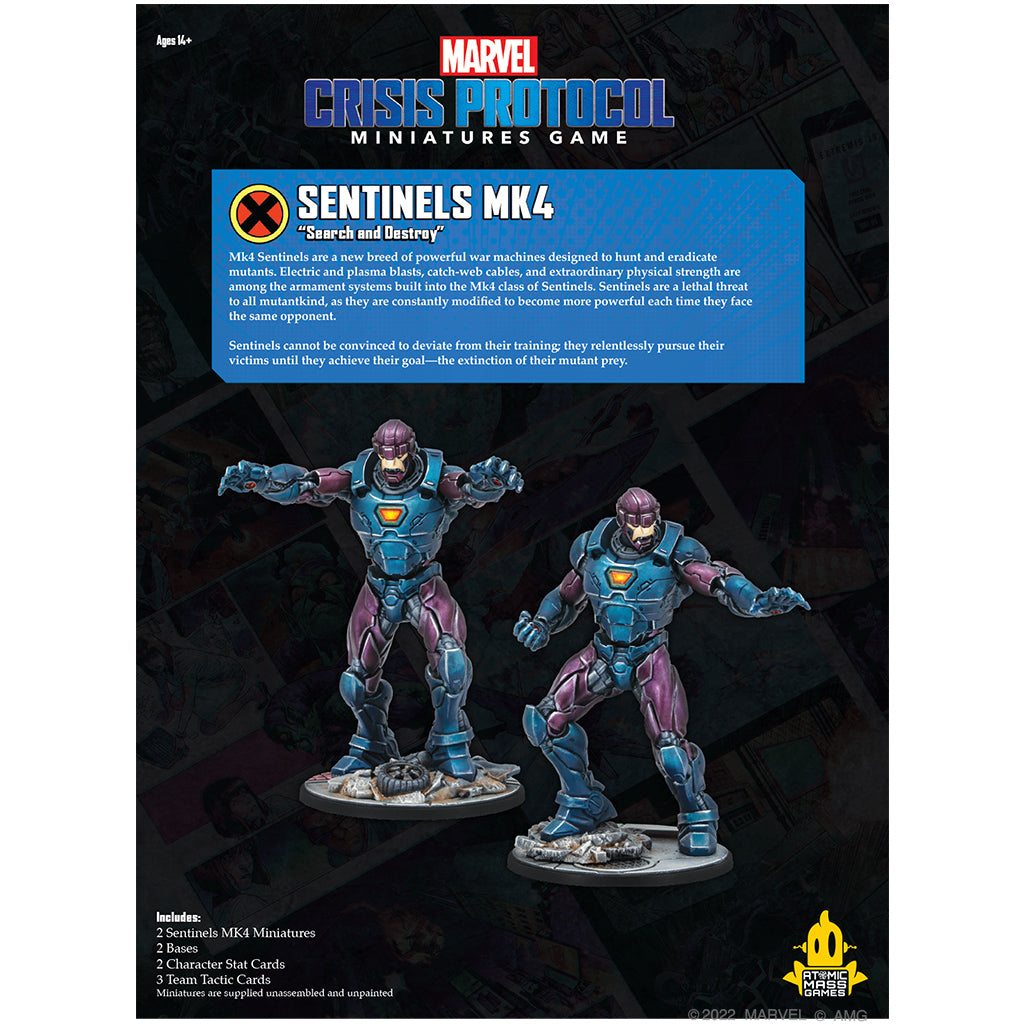 Marvel Crisis Protocol -Sentinel MK IV back