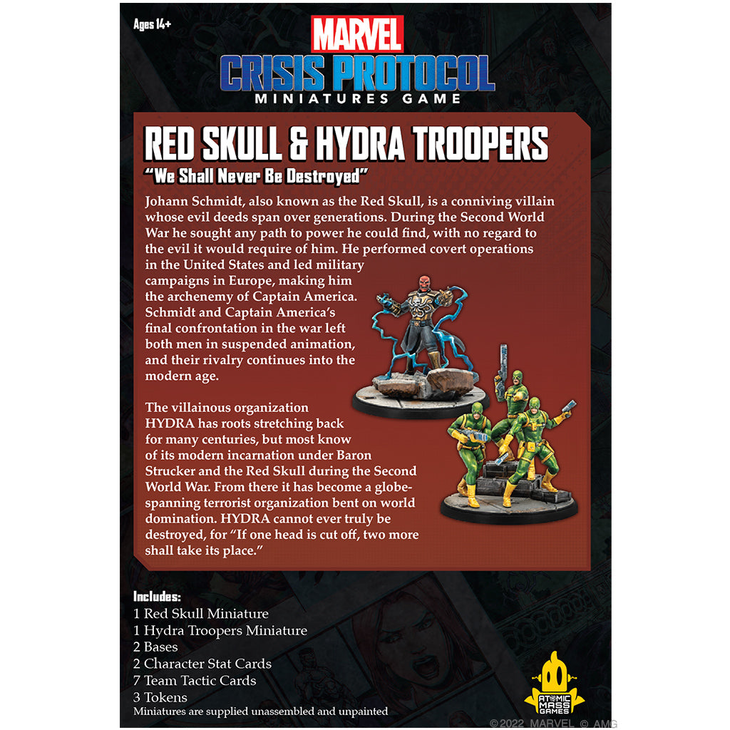 Marvel Crisis Protocol - Red Skull & Hydra Troops back