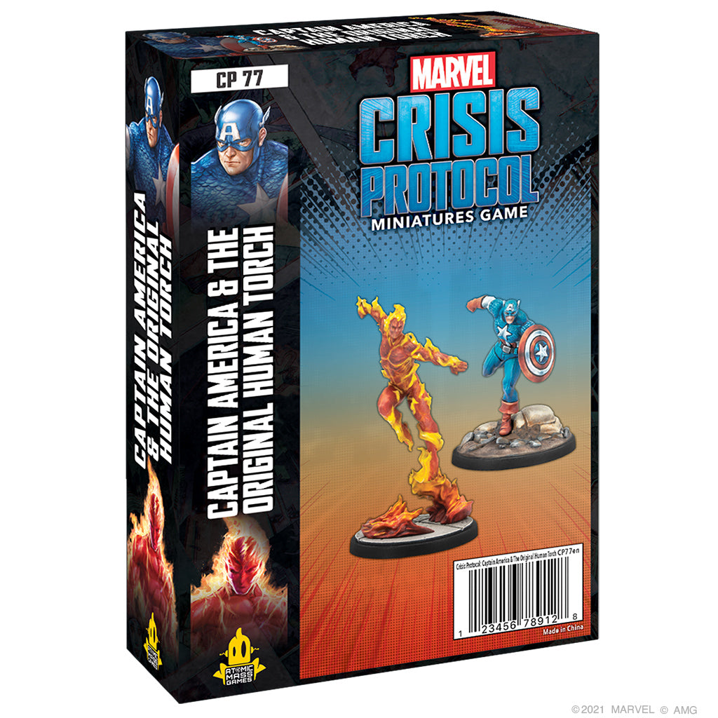 Marvel Crisis Protocol - Captain America & The Human Torch