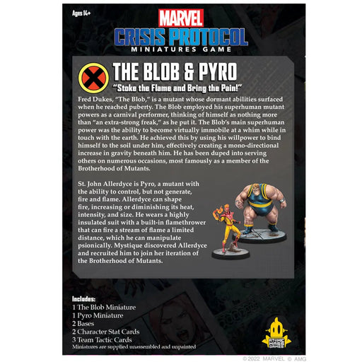 Marvel Crisis Protocol - Blob & Pyro back