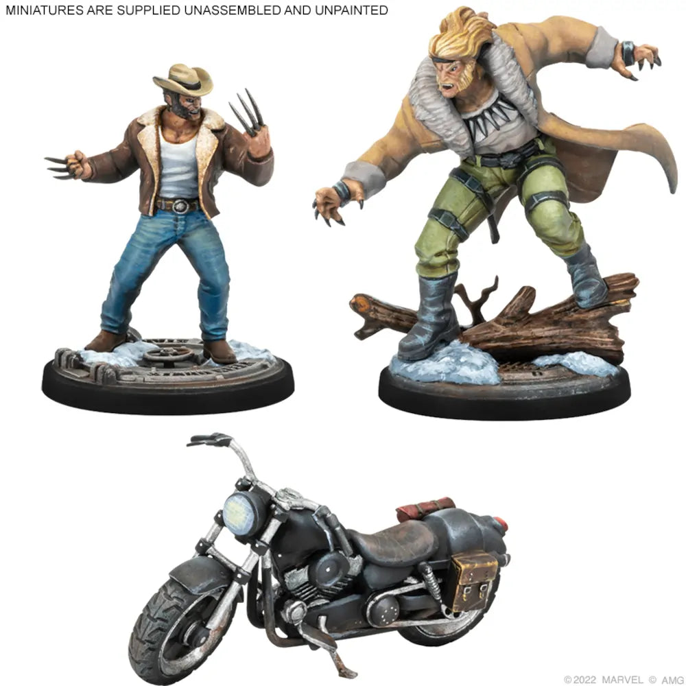 Marvel Crisis Protocol - Rivals Panels - Weapon X Program miniatures