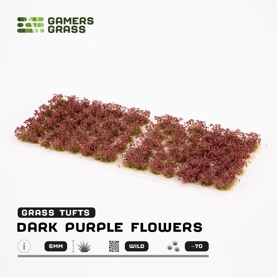 GamersGrass: Flowers and Shrubs - Dark Purple Flowers