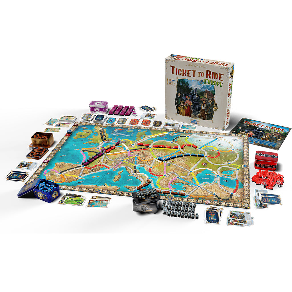 Ticket to Ride: Europe 15th Anniversary content