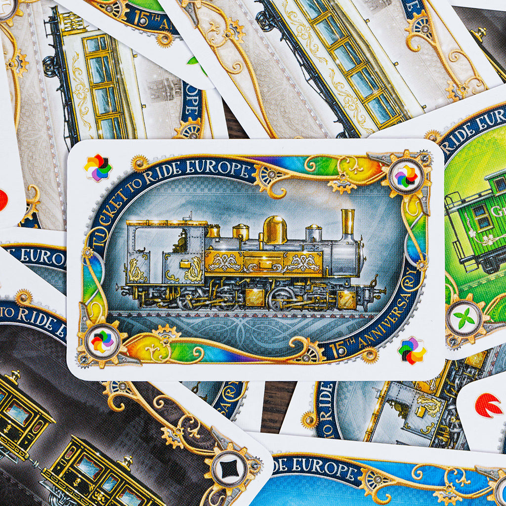Ticket to Ride: Europe 15th Anniversary card