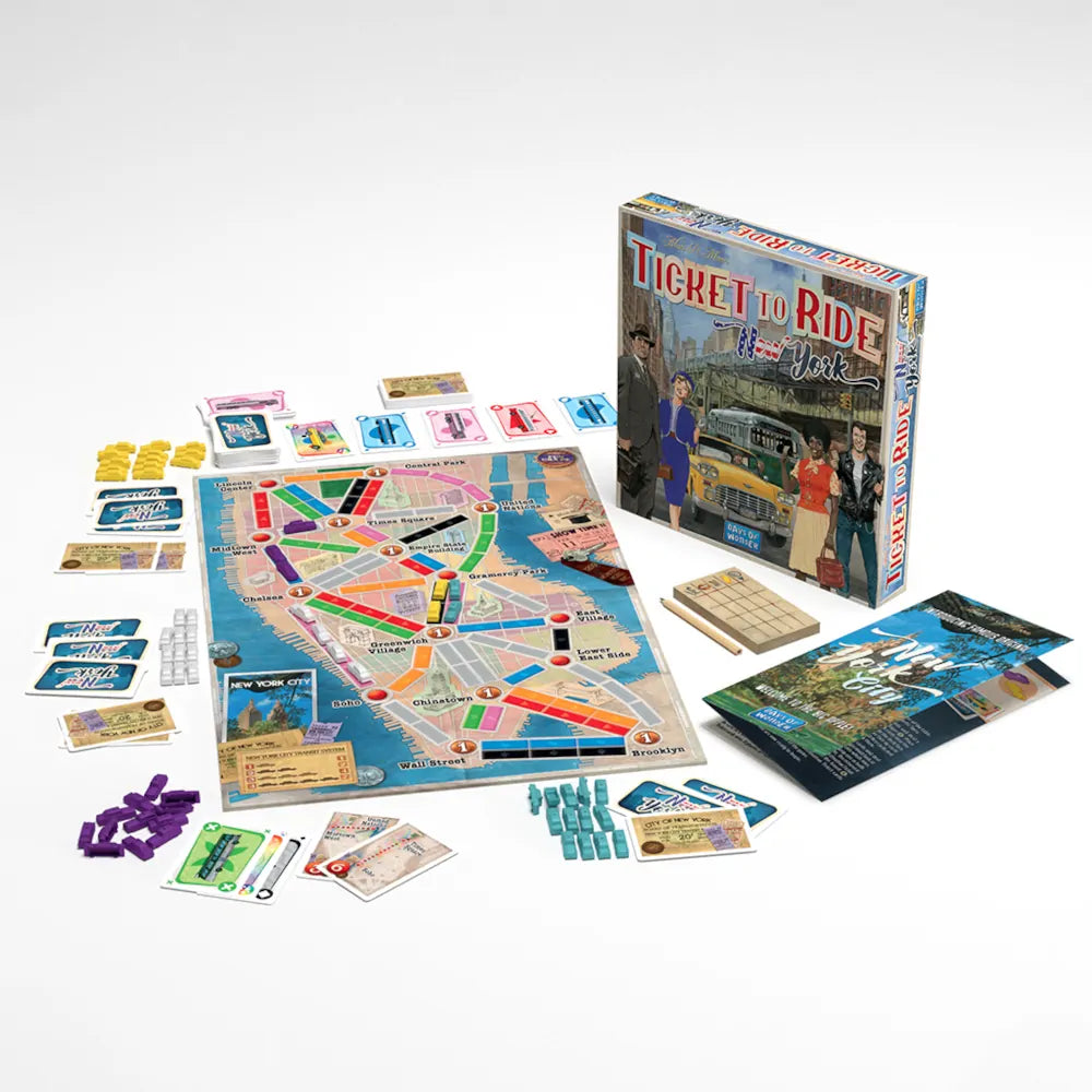 Ticket to Ride: New York game content
