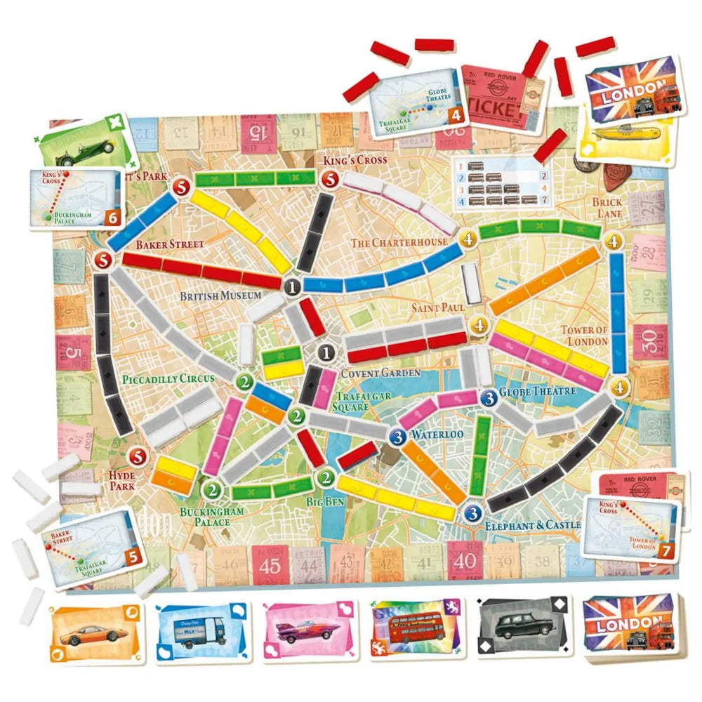 Ticket to Ride: London gameplay