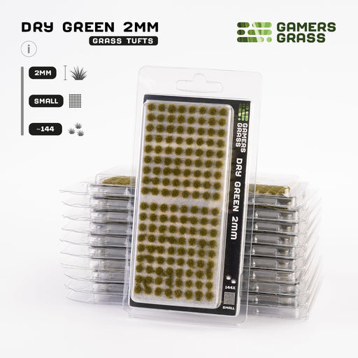 GamersGrass: Small - Dry Green (2mm)