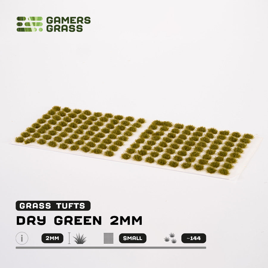 GamersGrass: Small - Dry Green (2mm)