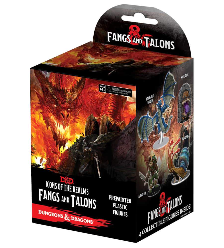 D&D Icons of the Realms Miniatures Fangs and Talons Booster
