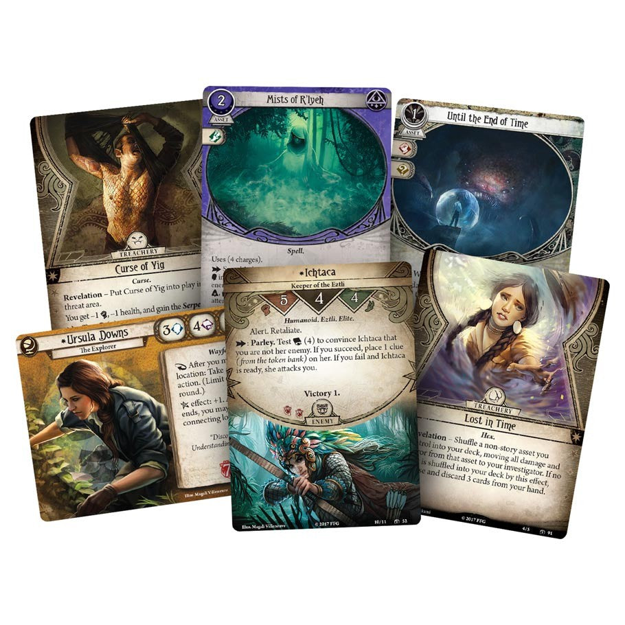 Arkham Horror The Card Game: The Forgotten Age Deluxe Game Content