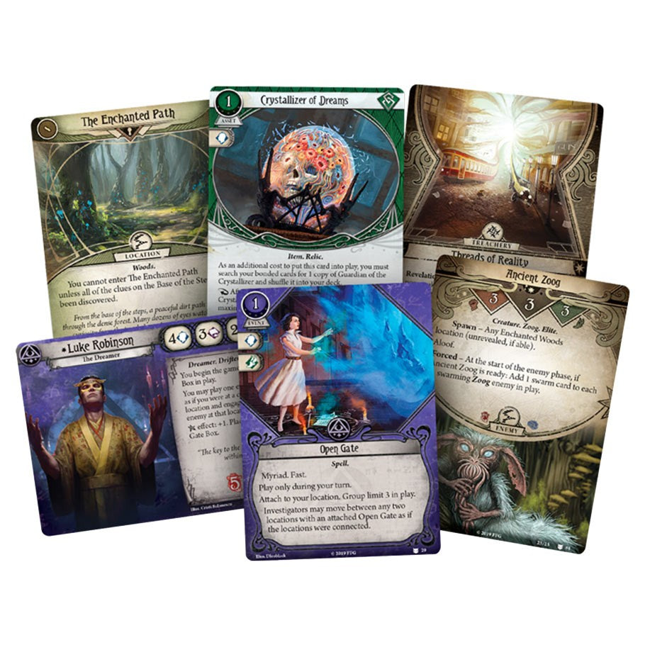 Arkham Horror The Card Game: The Dream-Eaters game content