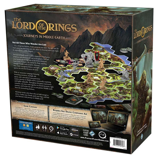 The Lord of the Ring: Journeys in Middle-Earth back of the box