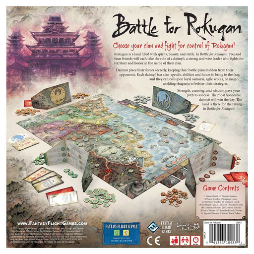 Legend of the Five Rings: Battle for Rokugan back of the box