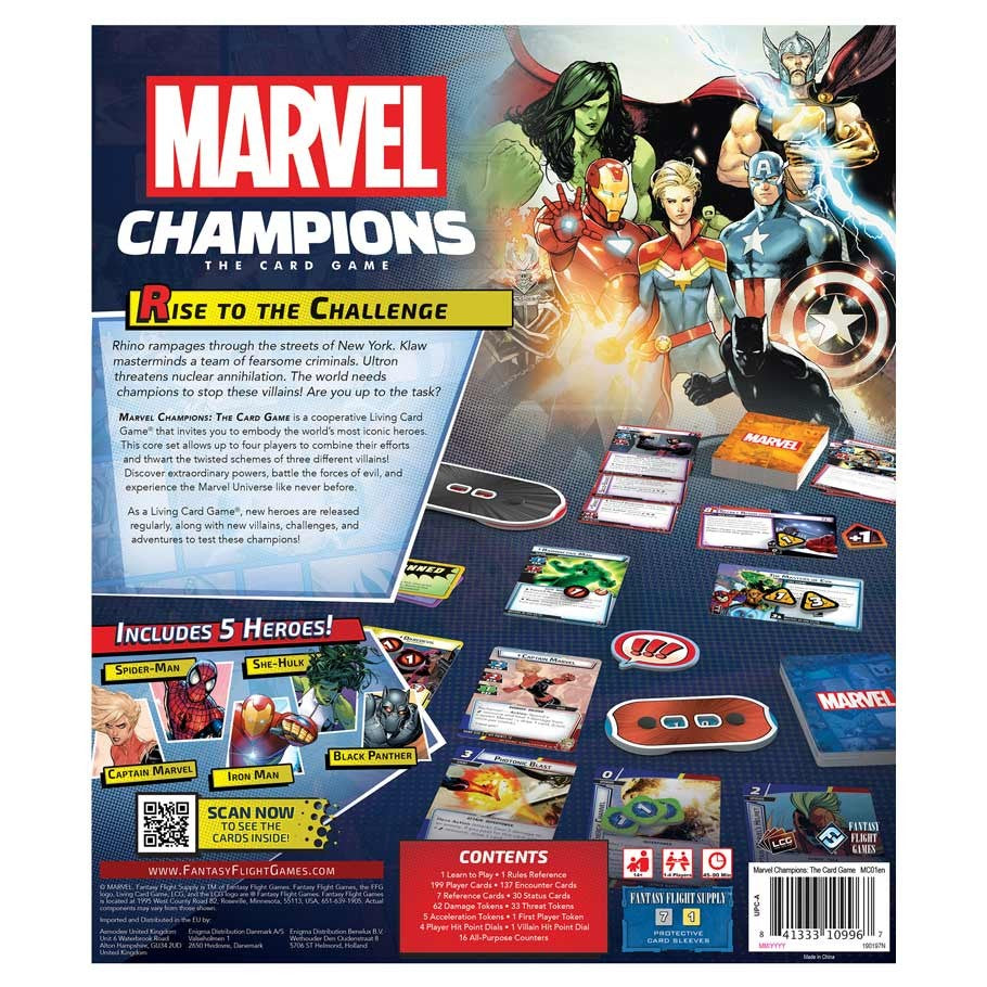 Marvel Champions: The Card Game back