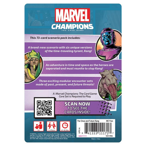 Marvel Champions: The Card Game - The Once And Future Kang Scenario Pack back