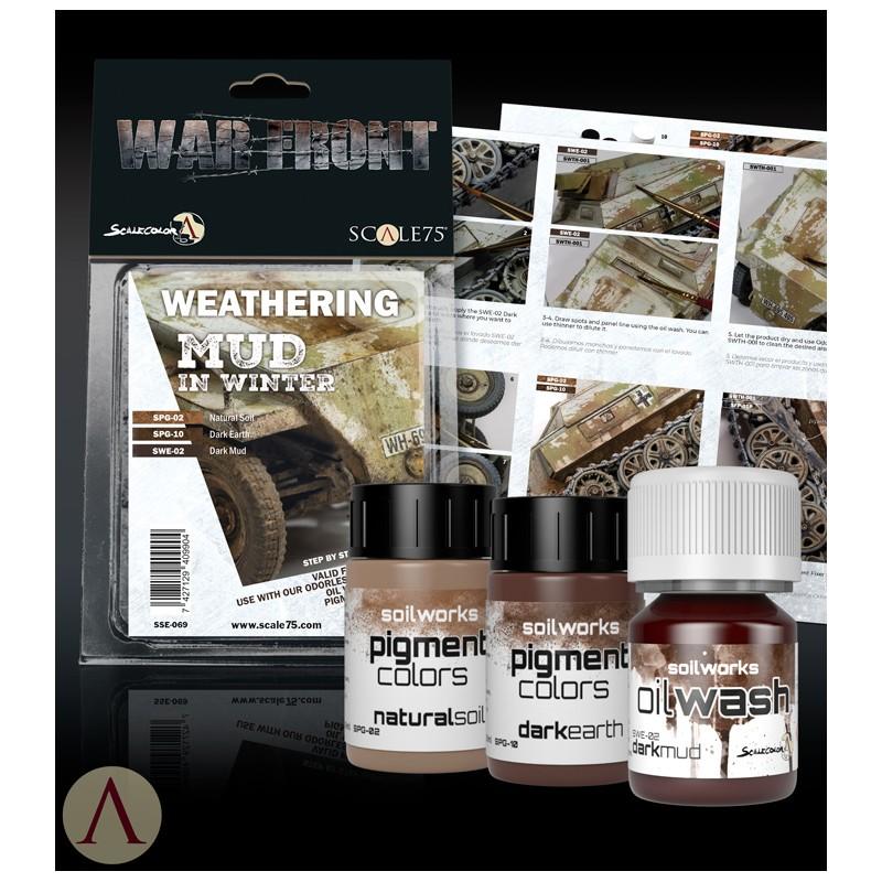 ScaleColor Warfront - Weathering: Mud In Winter Set SSE-069