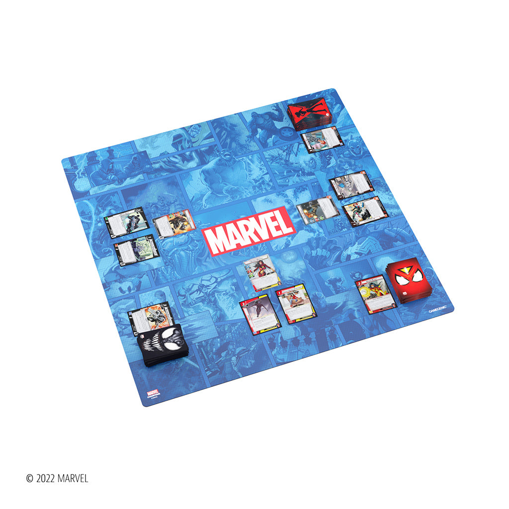 Marvel Champions Game Mat XL - Marvel Blue