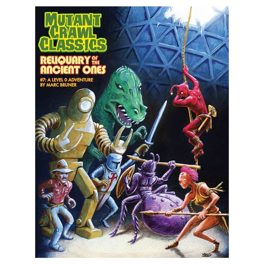 Mutant Crawl Classics: #7 Reliquary of the Ancients Gold Key Cover Limited Edition
